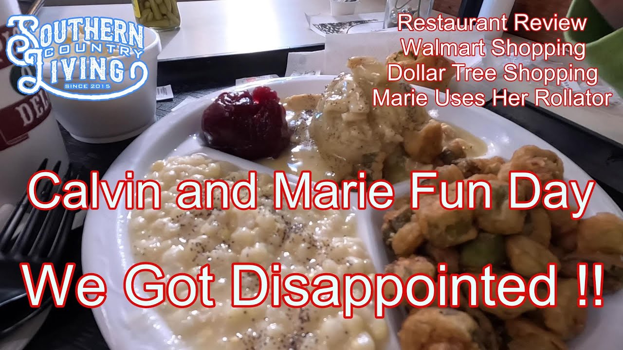Calvin and Marie Fun Day -- We Got Disappointed !! - Dollar Tree - Walmart  -Jim's Family Restaurant