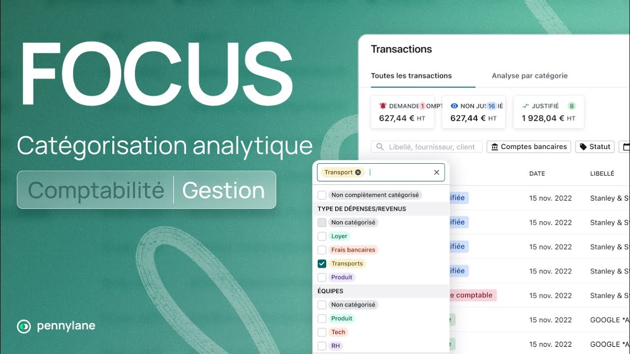 Am&eacute;liorations | Cat&eacute;gorisation analytique