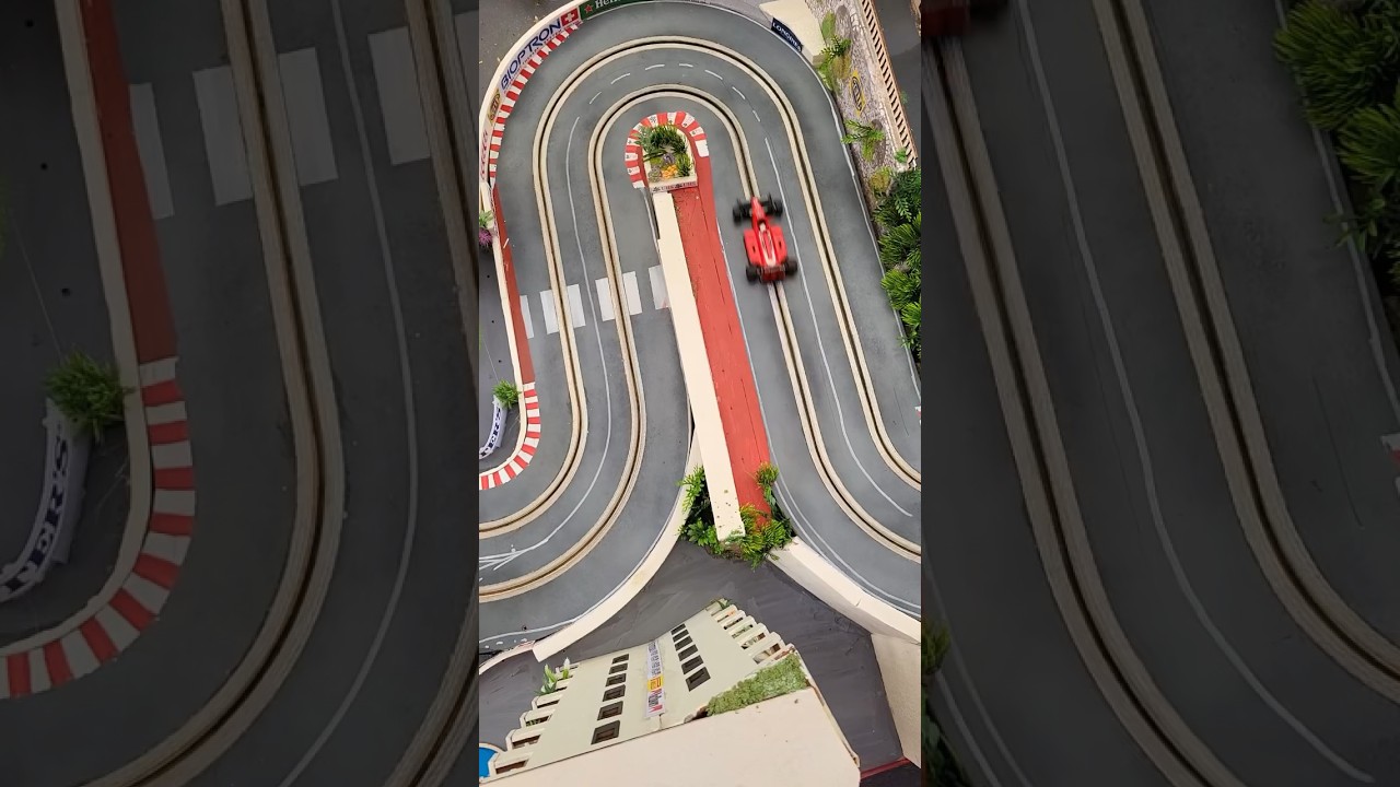 Невероятная гоночная трасса F1 Monaco Slot Car Track: приготовьтесь к тому, что вас ПОТРЯСАЕТ! #f1
