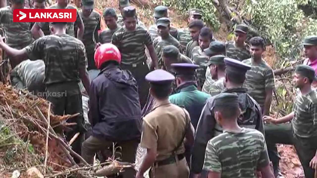 Landslide in Kegalle - Recovery of Three Bodies