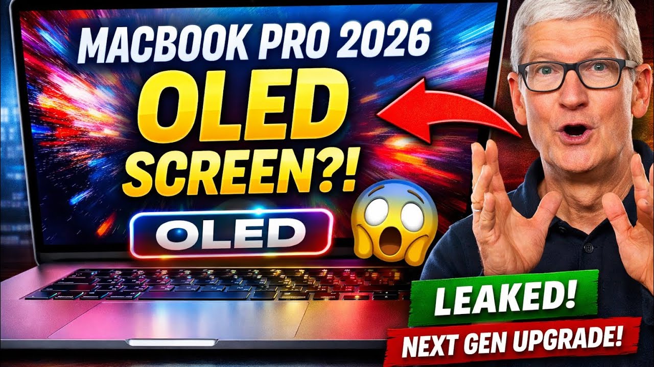 OLED MacBook Pro 2026? Революционный дисплей от Apple наконец-то здесь!