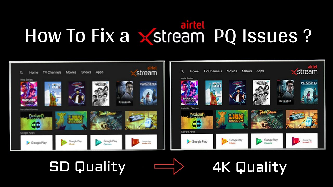 How to fix Airtel Xstream Smart box Picture Quality issue | Airtel Xstream digital box Issues solved