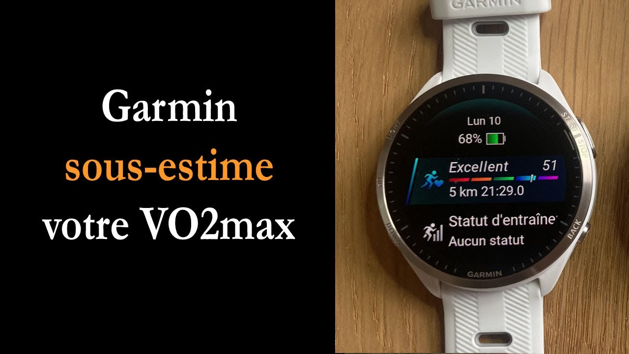 Votre Garmin sous-estime votre VO2max (oui mais de combien ?)