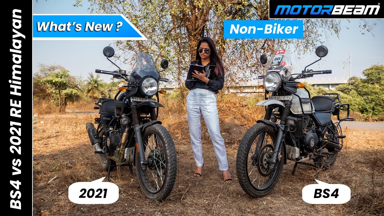 Can A Non-Biker Identify Differences? Royal Enfield Himalayan 2021 vs BS4 | MotorBeam