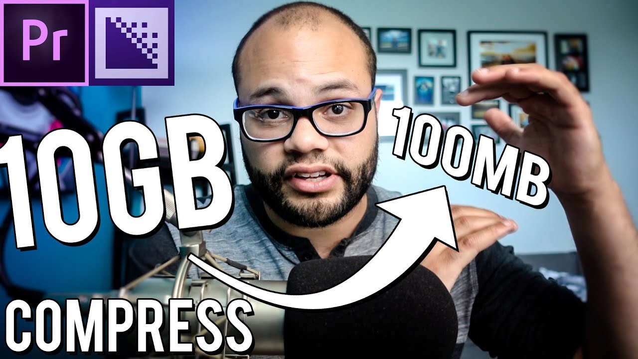 Как сжать/уменьшить размер видеофайла в Premiere Pro
