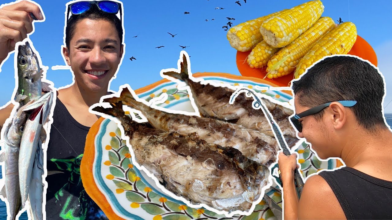 Santa Cruz Wharf Fishing Catch and Cook! (Best Fish BBQ EVER!)