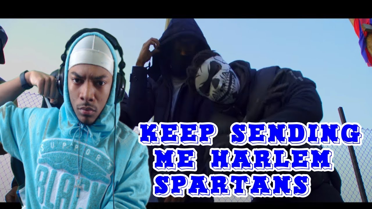 AMERICAN REACTS TO Harlem Spartans (Blanco x MizOrMac x Bis) | Kent Nizzy [Music Video]- SBTV