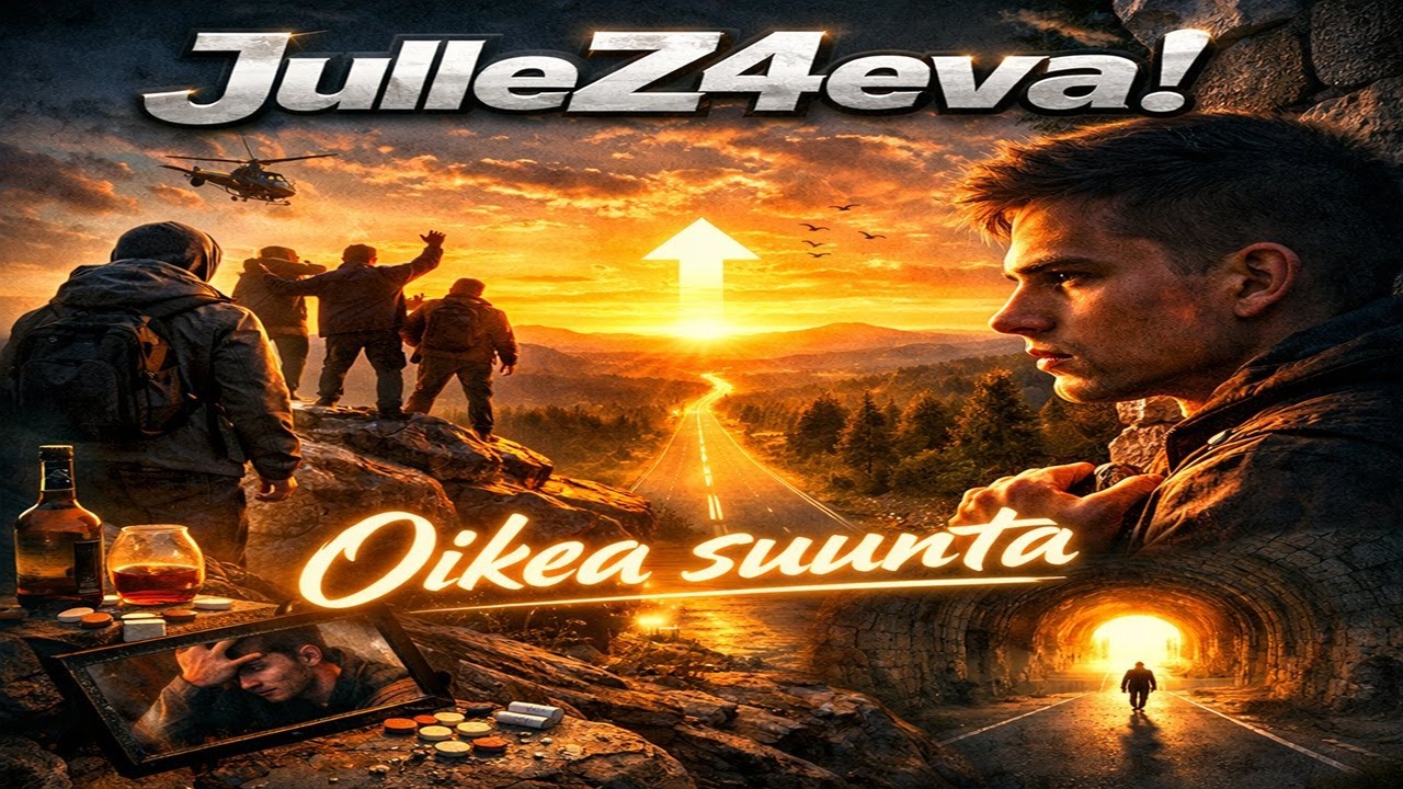 Oikea suunta – JulleZ4eva! (Lyriikkavideo)
