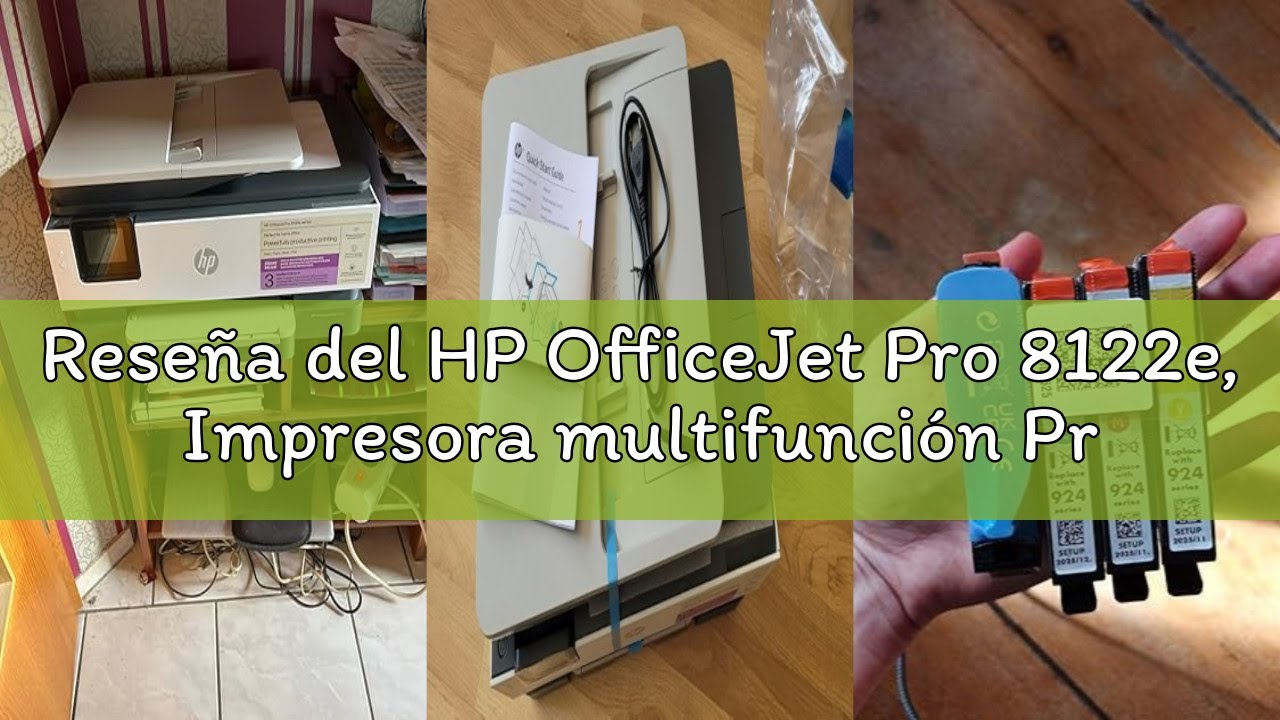 Reseña del HP OfficeJet Pro 8122e, Impresora multifunción Profesional de Tinta A4 a Color, Copia, Es