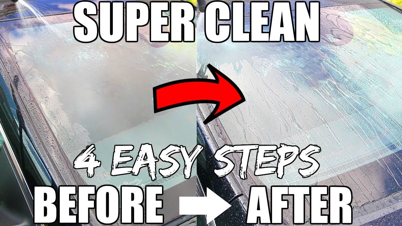 How To SUPER CLEAN Your Car Windshield