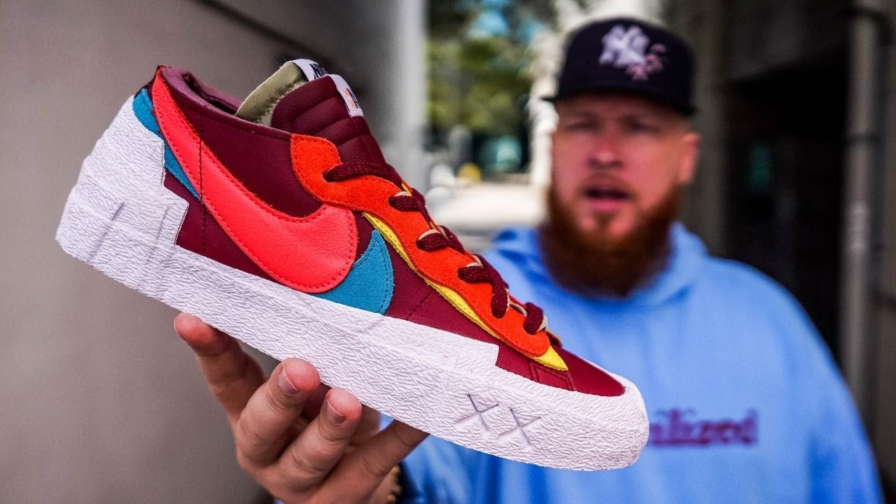 THE SACAI KAWS NIKE BLAZER LOW SNEAKERS SOLD OUT... BUT AREN'T RESELLING!