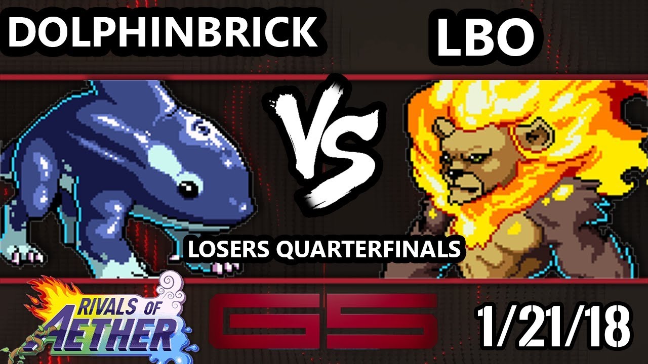 GENESIS 5 RoA - TUX | DolphinBrick (Orcane) VS TUX | LBO (Zetterburn) - Rivals of Aether LQF