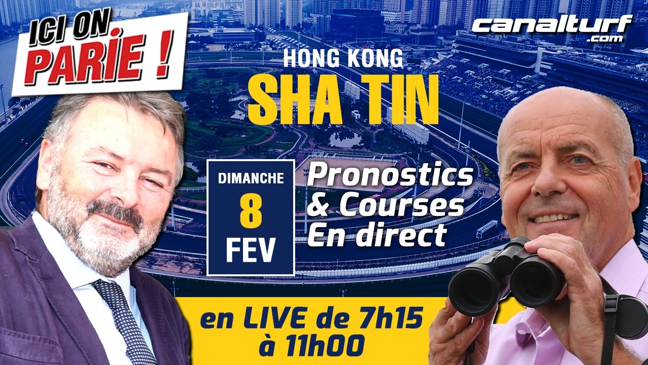 Live Hong Kong (Sha Tin). Pronostics et courses du Dimanche 8 février 2026 香港沙田现场演出