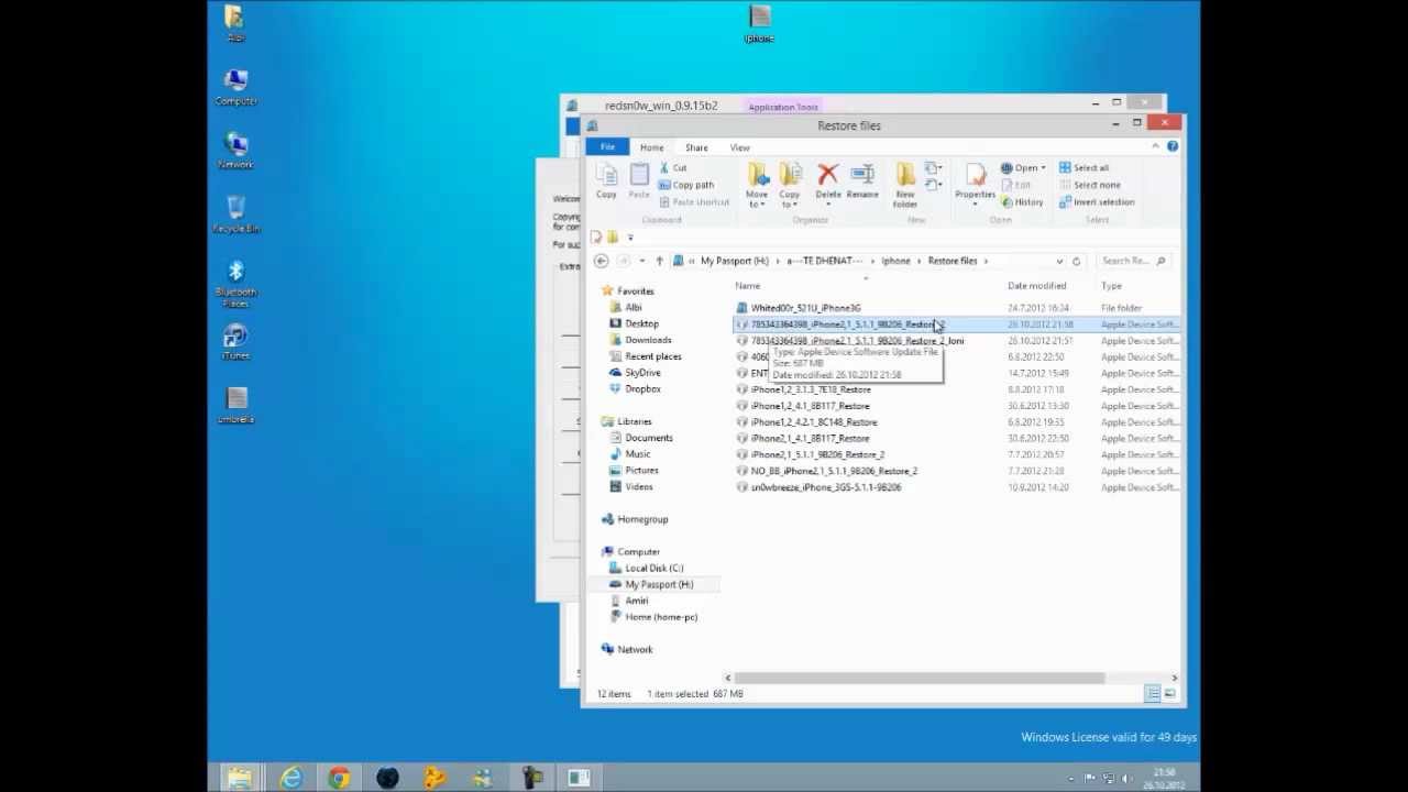 How to save SHSH BLOBS and make a custom IPSW file with Redsn0w for downgrade[windows]