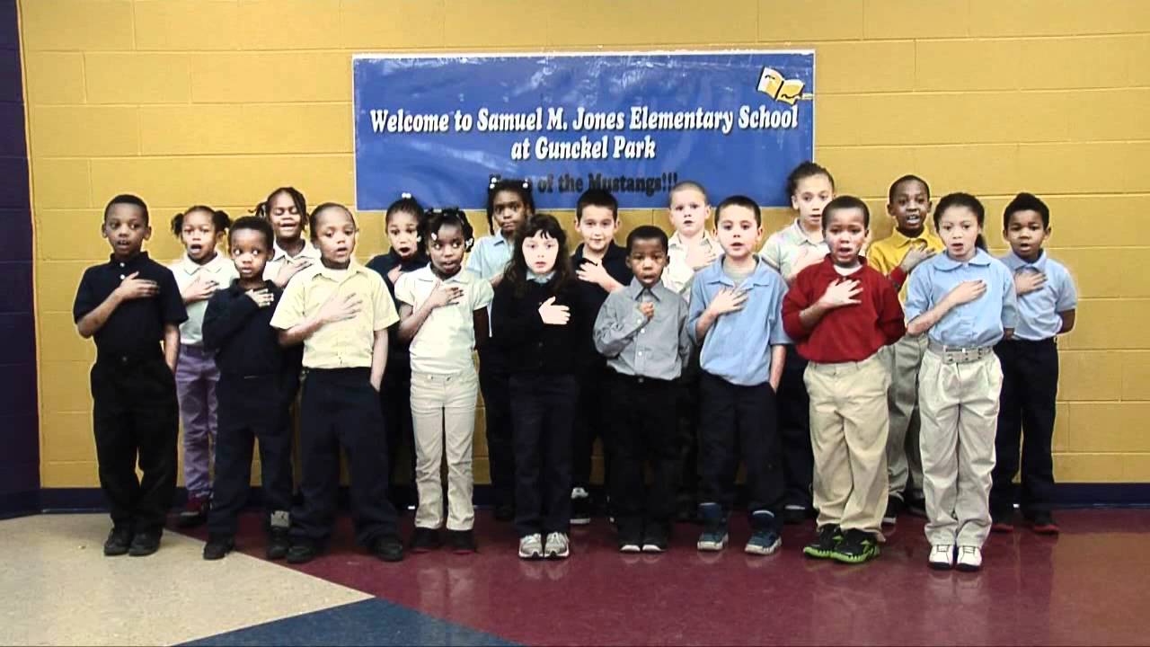 The Pledge: Samuel M. Jones Elementary Mrs. Smith