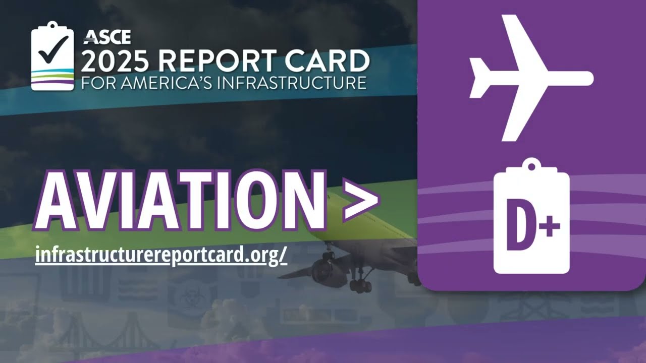 Aviation &ndash; 2025 Report Card for America&rsquo;s Infrastructure