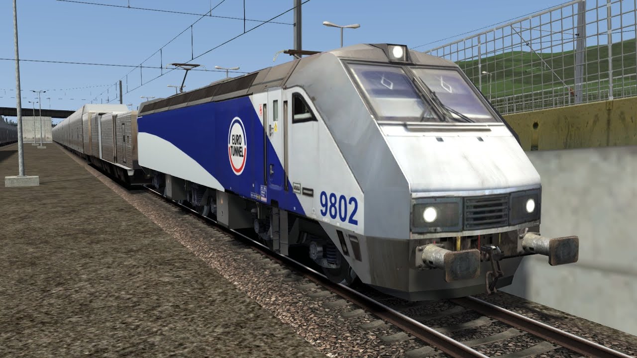 Train Simulator 2021 | Class 9 Eurotunnel Le Shuttle | Folkestone to Calais | Let's Play | Gaming HD