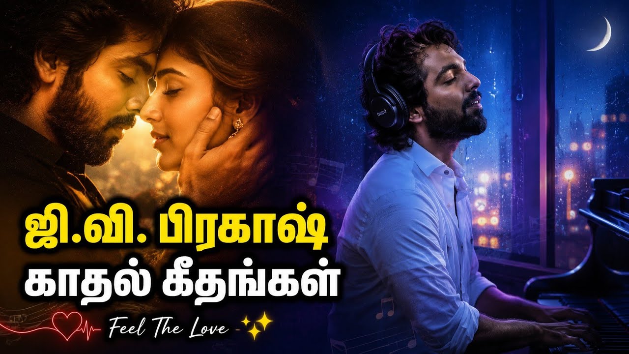 G.V. Prakash Romantic Hits | 90s & 2K Kids Emotional Love Songs | Tamil Melody Jukebox