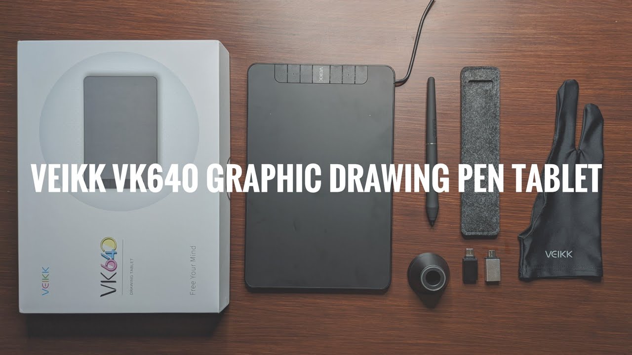 Unboxing and Trying Drawing Tablet | VEIKK VK640 | PaulArTv