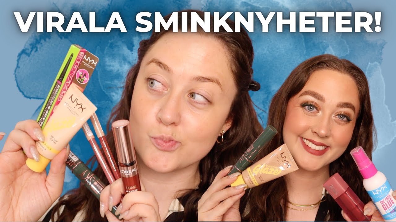 Testar nytt smink från NYX, Maybelline och L´oreal!