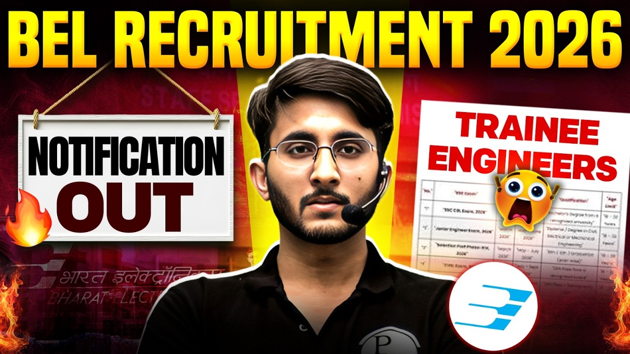 BEL Recruitment 2026 | Trainee Engineer Notification Out | Eligibility, Salary & Apply Process