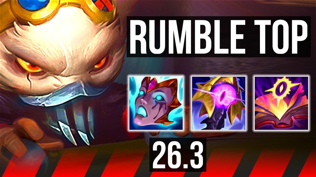 RUMBLE vs SETT (TOP) | Good KDA: 4/1/8 | KR Diamond | 26.3