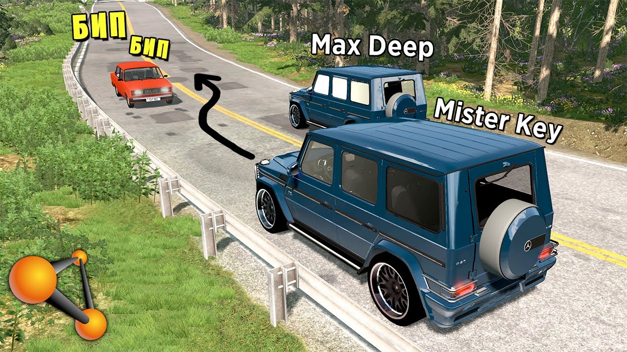 ДВА ХАМА НА ГЕЛИКАХ! ГОНКИ ДО ДОБРА НЕ ДОВОДЯТ! - BeamNG.drive Multiplayer (BeamMP)