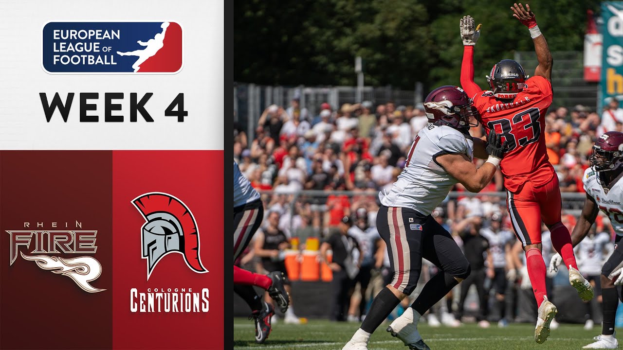 Rhein Fire @ Cologne Centurions Highlights | Week 4 | Season 2023