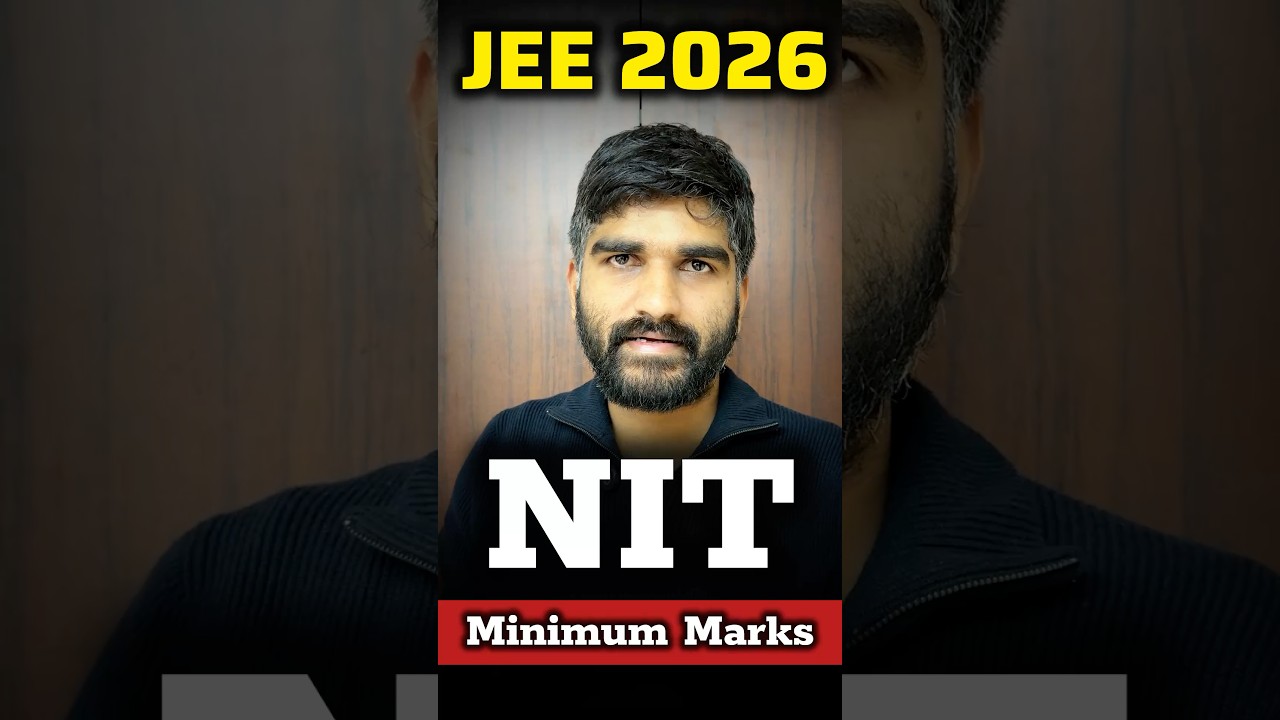 Minimum Marks For NITs✅🔥JEE MAINS 2026 | Marks Vs Percentile JEE Mains 2026 |JEE Mains Cut Off 2026