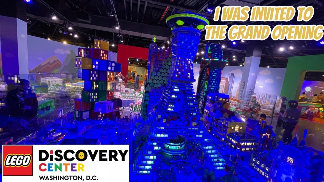 I was invited to the GRAND OPENING of NEW #lego  Discovery Center Washington DC