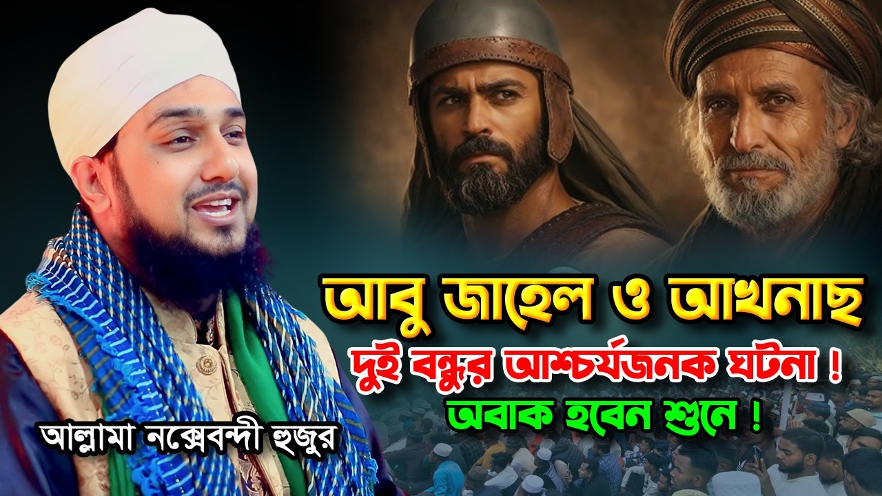 আবু জাহেল ও আখনাছ – দুই বন্ধুর আশ্চর্যজনক ঘটনা! 😲 | Hasanur Rahman Hussain Naqshabandi