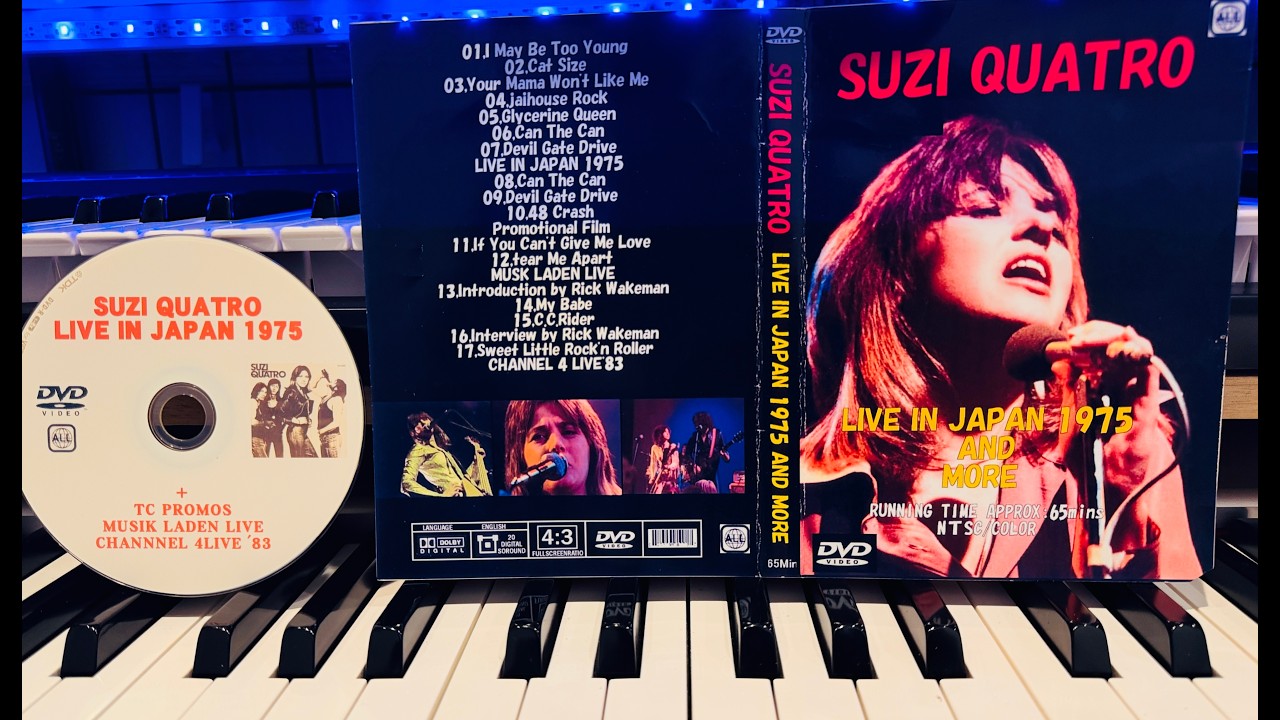 SUZI QUATRO 1975  in Japan and More (65min)