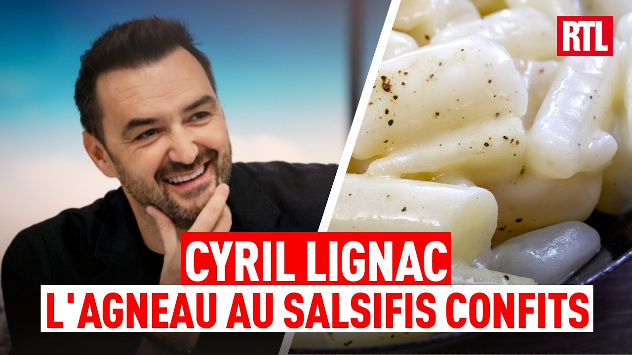 Cyril Lignac : L'agneau au salsifis confits