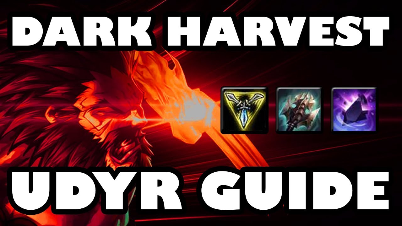 Dark Harvest Tiger | Burst Damage Udyr Jungle Guide [7.24B / 8.1]
