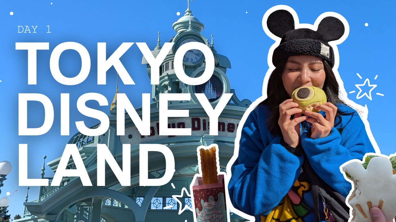 Tokyo Disneyland (Day 1 Vlog): all the rides and snacks ✨🏰🍡