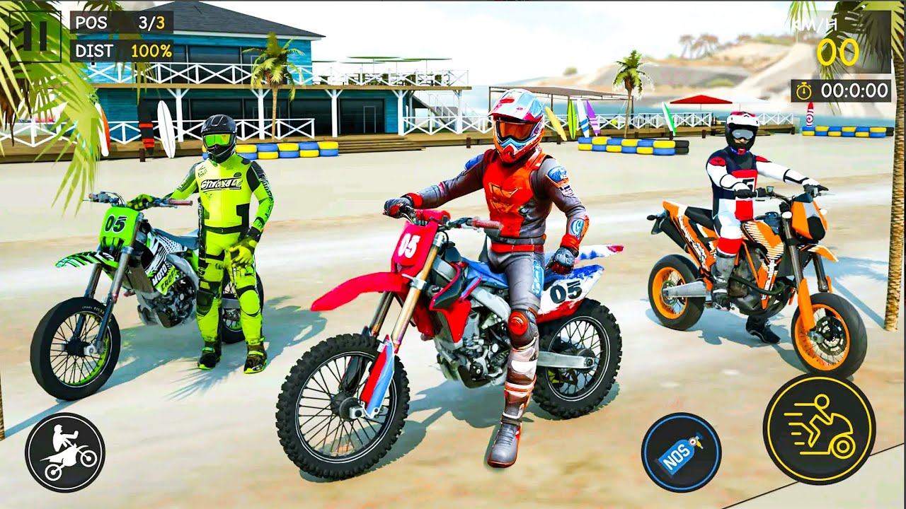 Motorcycle Real Simulator - Bike Riding Gameplay - Android Gameplay 