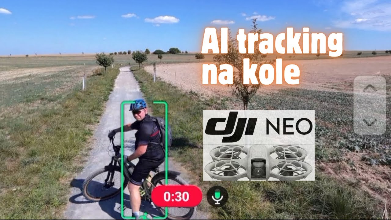 Jak funguje AI tracking nového dronu DJI NEO na kole 🚴‍♂️ ?