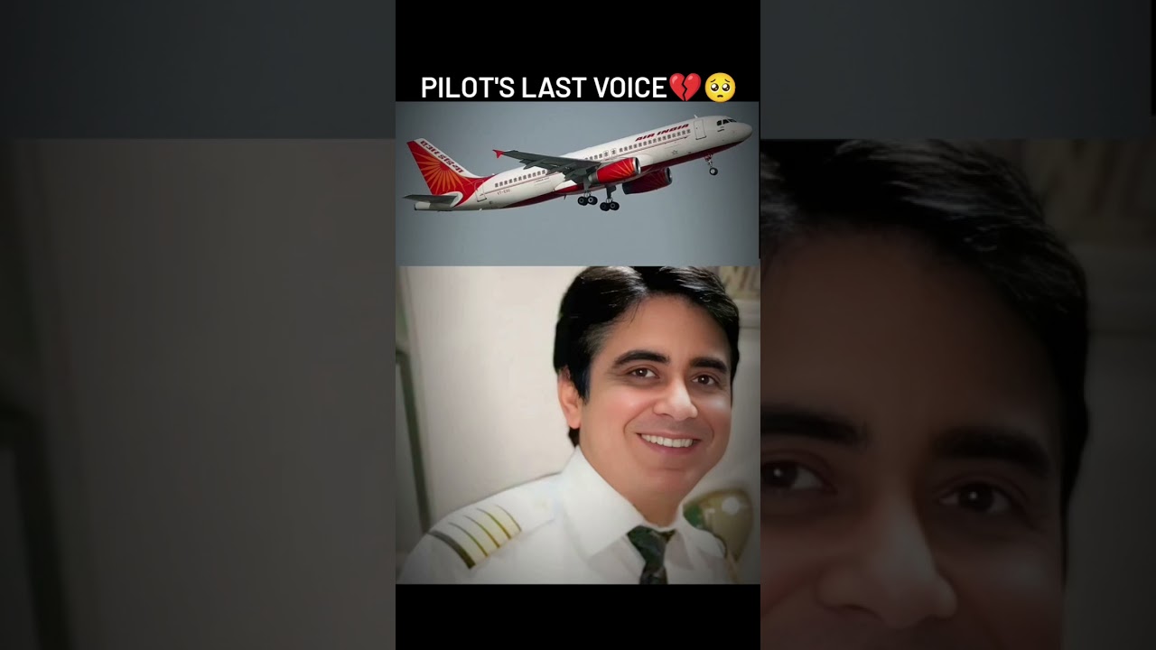 pilots last voice in ahmedabad plane crash call mayday #ahmedabadplanecrashnews
