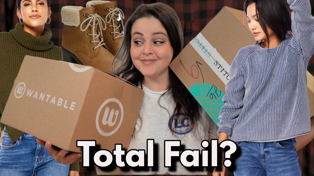 Is this stuff UGLY?? | Stitchfix vs Wantable Smackdown Review | Winter 2022-2023