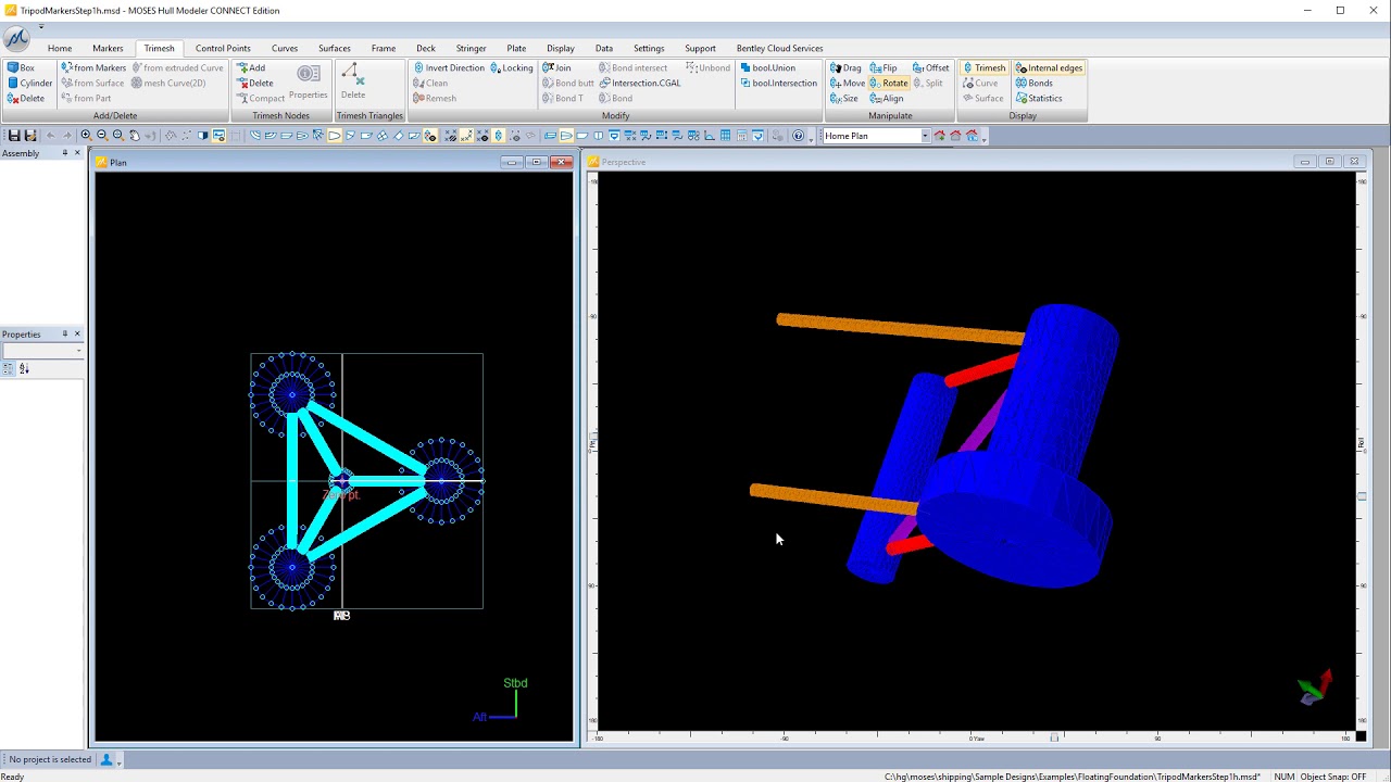 MOSES 11.03 - New Trimesh Modeling Enhancements