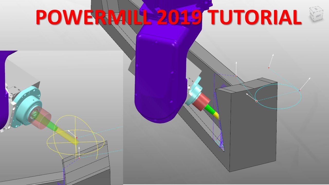 PowerMill 2019 Tutorial #70 | Dynamic Machine Control 5 Axis Milling