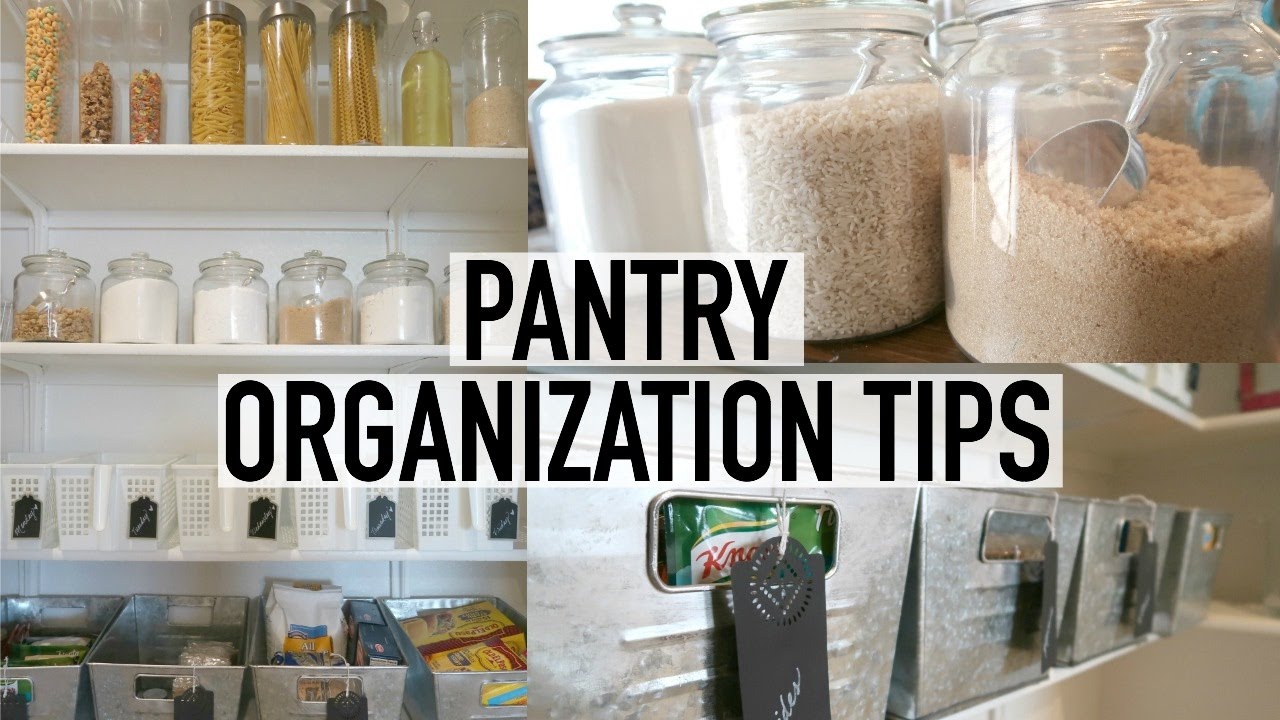PANTRY ORGANIZATION + TOUR | 10 TIPS FOR AN ORGANIZED PANTRY | ORGANIZE WITH ME