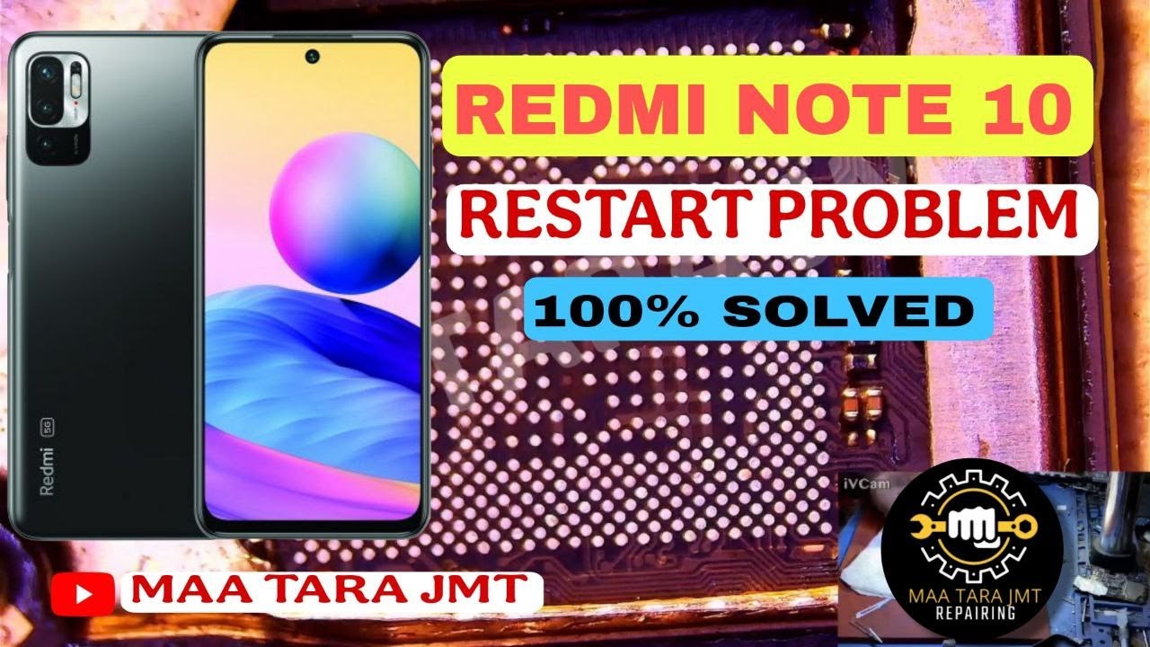 Redmi Note 10  | Redmi Note 10 Pro | Hang On Logo | Auto Restart Problem Fix By Maa Tara Jmt