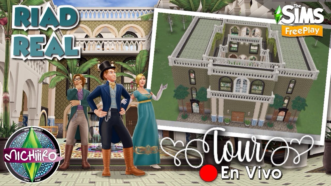 TOUR - RIAD Real - PRUEBA en VIVO 🔴 SIMS Freeplay  [OCT 2024] SIMSIBILITY
