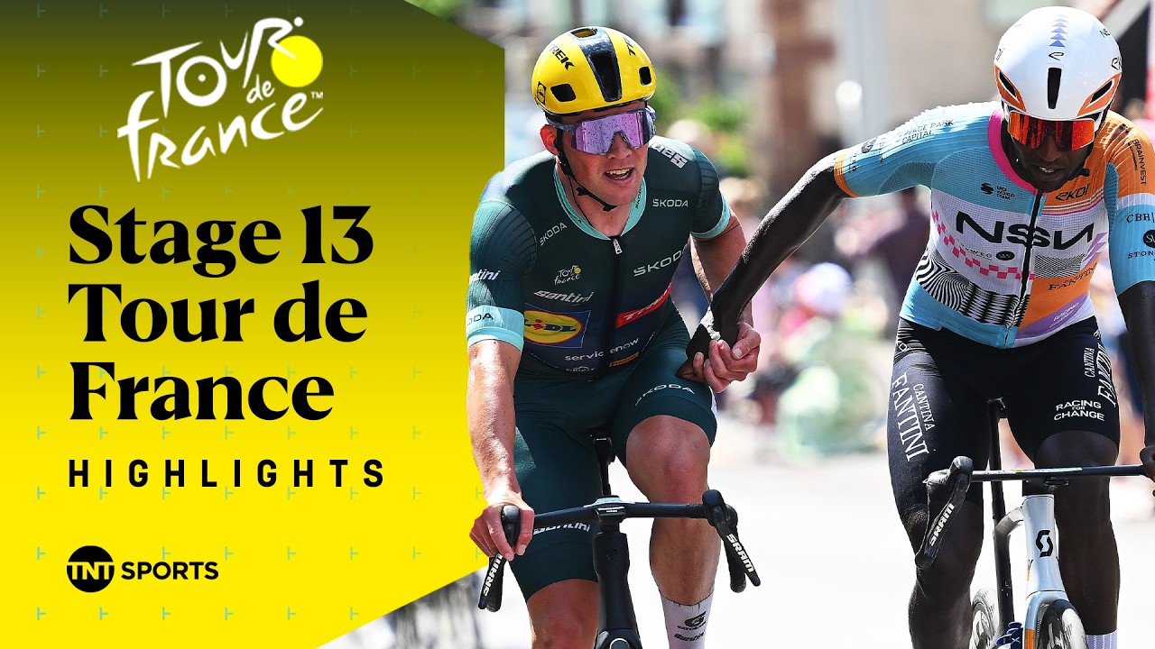 GC CHALLENGE IGNITED! 🔥 | Men's Tour de France Stage 13 Race Highlights | TNT Sports Cycling