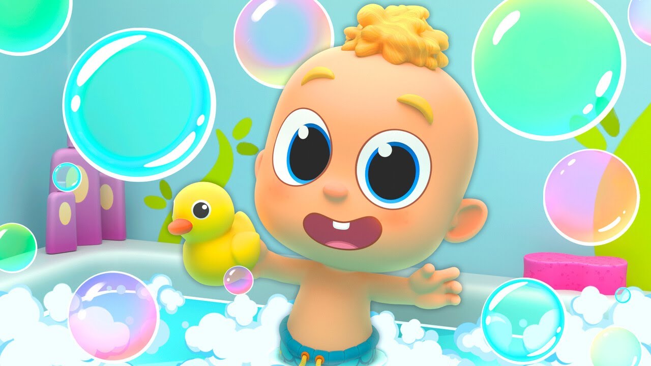 ¡Canción Tomando un Baño! 🛀💧 Baño de burbujas con el Bebé Miliki - Canciones para Niños