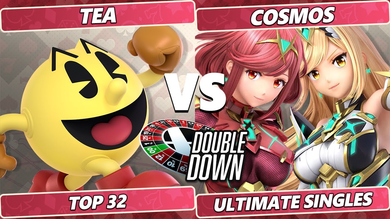 Double Down 2022 Top 32 - Tea (Pac-Man) Vs. Cosmos (Pyra / Mythra) SSBU Smash Ultimate Tournament