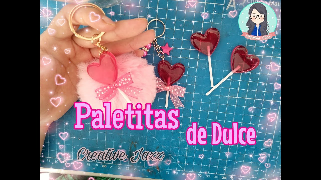 Paletas de corazón | Resina | Creative Jazz