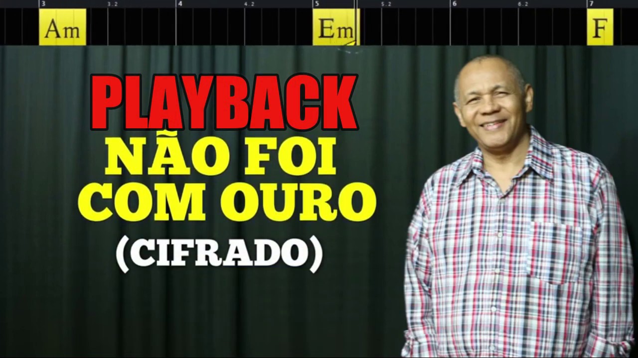 PLAYBACK - NÃO FOI COM OURO - 231. HARPA CRISTÃ (CIFRADO) Carlos José #FiqueEmCasaComSóHarpaCristã