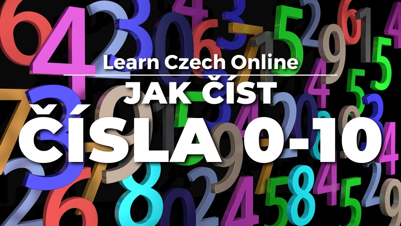Как правильно читать ЦИФРЫ 0-10 на чешском языке?